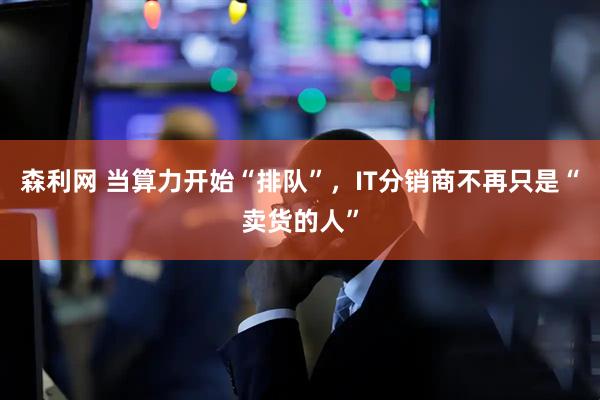 森利网 当算力开始“排队”，IT分销商不再只是“卖货的人”